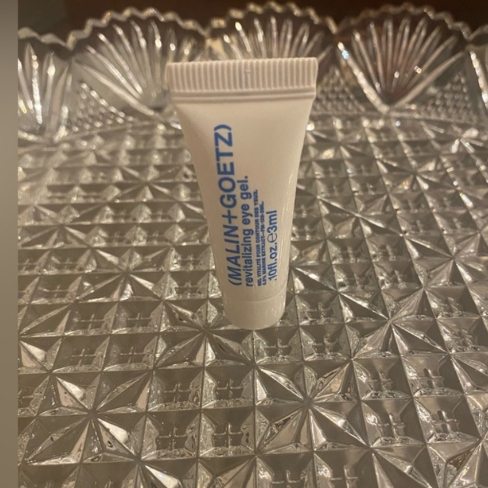 Malin + Goetz Revitalizing Eye Gel White Blue Travel Sized New White OS